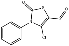 4-CHLORO-2-OXO-3-PHENYL-2,3-DIHYDRO-1,3-THIAZOLE-5-CARBALDEHYDE Struktur