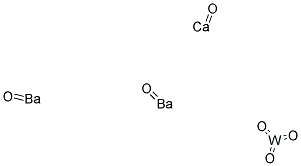 BARIUM CALCIUM TUNGSTEN OXIDE Struktur