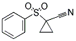 1-(PHENYLSULFONYL)CYCLOPROPANECARBONITRILE Struktur