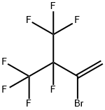 2-BROMO-3,4,4,4-TETRAFLUORO-3-TRIFLUOROMETHYL-1-BUTENE Struktur