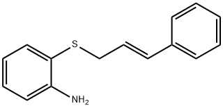 2-[(3-PHENYL-2-PROPENYL)SULFANYL]ANILINE Struktur