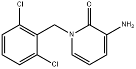 3-AMINO-1-(2,6-DICHLOROBENZYL)-2(1H)-PYRIDINONE Struktur