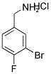 3-BROMO-4-FLUOROBENZYLAMINE HYDROCHLORIDE Struktur