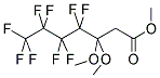 METHYL-3,3-DIMETHOXY-3-(PERFLUOROBUTYL)PROPANOATE Struktur