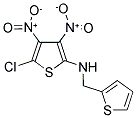 N2-(2-THIENYLMETHYL)-5-CHLORO-3,4-DINITROTHIOPHEN-2-AMINE Struktur