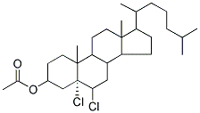 5,6-DICHLORO-17-(1,5-DIMETHYLHEXYL)-10,13-DIMETHYLPERHYDROCYCLOPENTA[A]PHENANTHREN-3-YL ACETATE Struktur