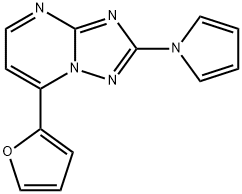 7-(2-FURYL)-2-(1H-PYRROL-1-YL)[1,2,4]TRIAZOLO[1,5-A]PYRIMIDINE Struktur