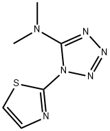 N,N-DIMETHYL-1-(1,3-THIAZOL-2-YL)-1H-1,2,3,4-TETRAAZOL-5-AMINE Struktur