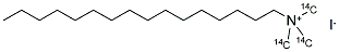 HEXADECYLTRIMETHYL AMMONIUM IODIDE, [METHYL 14C] Struktur