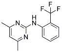 N-[2-(TRIFLUOROMETHYL)PHENYL]-4,6-DIMETHYL-2-PYRIMIDINAMINE Struktur