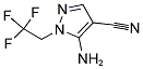 5-AMINO-1-(2-TRIFLUORO)ETHYL-1H-PYRAZOLE-4-CARBONITRILE Struktur