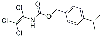 4-ISOPROPYLBENZYL N-(1,2,2-TRICHLOROVINYL)CARBAMATE Struktur