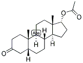 5-BETA-ANDROSTAN-17-ALPHA-OL-3-ONE ACETATE Struktur