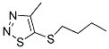 5-(BUTYLSULFANYL)-4-METHYL-1,2,3-THIADIAZOLE Struktur