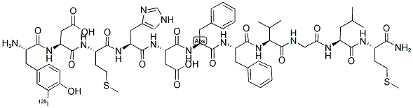 ([125I]-TYR0)-NEUROKININ B Struktur