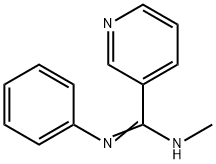 N'-METHYL-N-PHENYL-3-PYRIDINECARBOXIMIDAMIDE Struktur