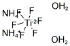 AMMONIUM HEXAFLUOROTITANATE (IV) DIHYDRATE Struktur