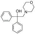 2-MORPHOLINO-1,1-DIPHENYL-1-ETHANOL Struktur