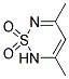 3,5-DIMETHYL-2H-1,2,6-THIADIAZINE-1,1-DIONE Struktur