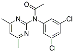 N-ACETYL-N-(3,5-DICHLOROPHENYL)-4,6-DIMETHYL-2-PYRIMIDINAMINE Struktur