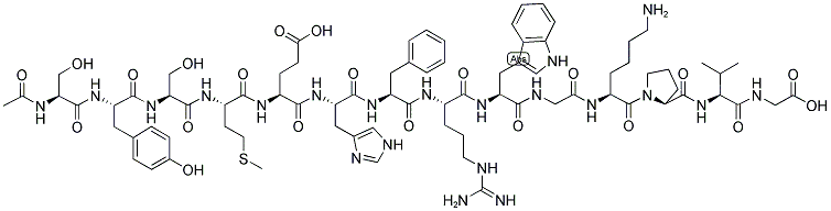 AC-SER-TYR-SER-MET-GLU-HIS-PHE-ARG-TRP-GLY-LYS-PRO-VAL-GLY 結(jié)構(gòu)式