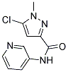 N3-(3-PYRIDYL)-5-CHLORO-1-METHYL-1H-PYRAZOLE-3-CARBOXAMIDE Struktur