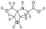 N-[TRIS(HYDROXYMETHYL)METHYL]GLYCINE (D13) Struktur