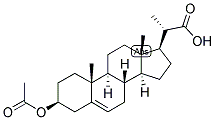 23,24-BISNOR-5-CHOLENIC ACID-3-BETA-OL ACETATE Struktur