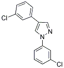 1,4-BIS(3-CHLOROPHENYL)-1H-PYRAZOLE Struktur