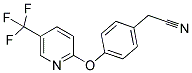 2-(4-([5-(TRIFLUOROMETHYL)-2-PYRIDYL]OXY)PHENYL)ACETONITRILE Struktur