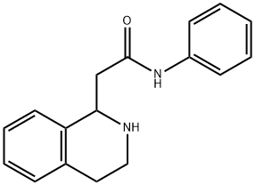 N-PHENYL-2-(1,2,3,4-TETRAHYDRO-1-ISOQUINOLINYL)ACETAMIDE Struktur