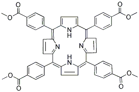 MESO-TETRA(4-CARBOXYPHENYL)PORPHINE TETRAMETHYL ESTER Struktur