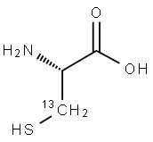 L-CYSTEINE (3-13C) Struktur