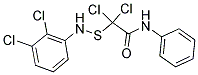 N1-PHENYL-2,2-DICHLORO-2-[(2,3-DICHLOROANILINO)THIO]ACETAMIDE Struktur