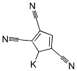 1,3-CYCLOPENTADIEN-5-IDE-1,2,4-TRICARBONITRILE Struktur