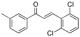 3-(2,6-DICHLOROPHENYL)-1-(3-METHYLPHENYL)PROP-2-EN-1-ONE Struktur