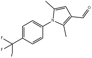 2,5-DIMETHYL-1-[4-(TRIFLUOROMETHYL)PHENYL]-1H-PYRROLE-3-CARBALDEHYDE Struktur