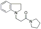 1-[[2-(2,3-DIHYDRO-(1H)-INDOL-1-YL)ETHYL]CARBONYL]PYRROLIDINE Struktur