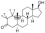 5ALPHA-ANDROSTAN-17BETA-OL-3-ONE [1,2-3H(N)]- Struktur