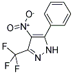 3-TRIFLUOROMETHYL-4-NITRO-5-(PHENYL)PYRAZOLE Struktur