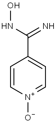 N-HYDROXY-1-OXY-ISONICOTINAMIDINE Struktur