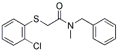 N-BENZYL-2-[(2-CHLOROPHENYL)SULFANYL]-N-METHYLACETAMIDE Struktur