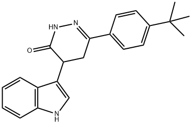 3-(4-(TERT-BUTYL)PHENYL)-5-INDOL-3-YL-1H,4H,5H-1,2-DIAZIN-6-ONE Struktur