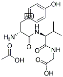 H-D-TYR-VAL-GLY-OH ACOH Struktur