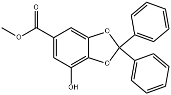 7-HYDROXY-2,2-DIPHENYL-BENZO[1,3]DIOXOLE-5-CARBOXYLIC ACID METHYL ESTER