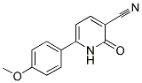 6-(4-METHOXYPHENYL)-2-OXO-1,2-DIHYDRO-3-PYRIDINECARBONITRILE Struktur