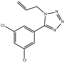 1-ALLYL-5-(3,5-DICHLOROPHENYL)-1H-1,2,3,4-TETRAAZOLE Struktur