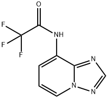 2,2,2-TRIFLUORO-N-[1,2,4]TRIAZOLO[1,5-A]PYRIDIN-8-YLACETAMIDE Struktur