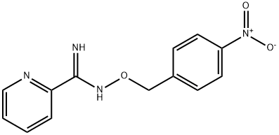 N'-[(4-NITROBENZYL)OXY]-2-PYRIDINECARBOXIMIDAMIDE Struktur