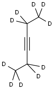 3-HEXYNE (D10) Struktur